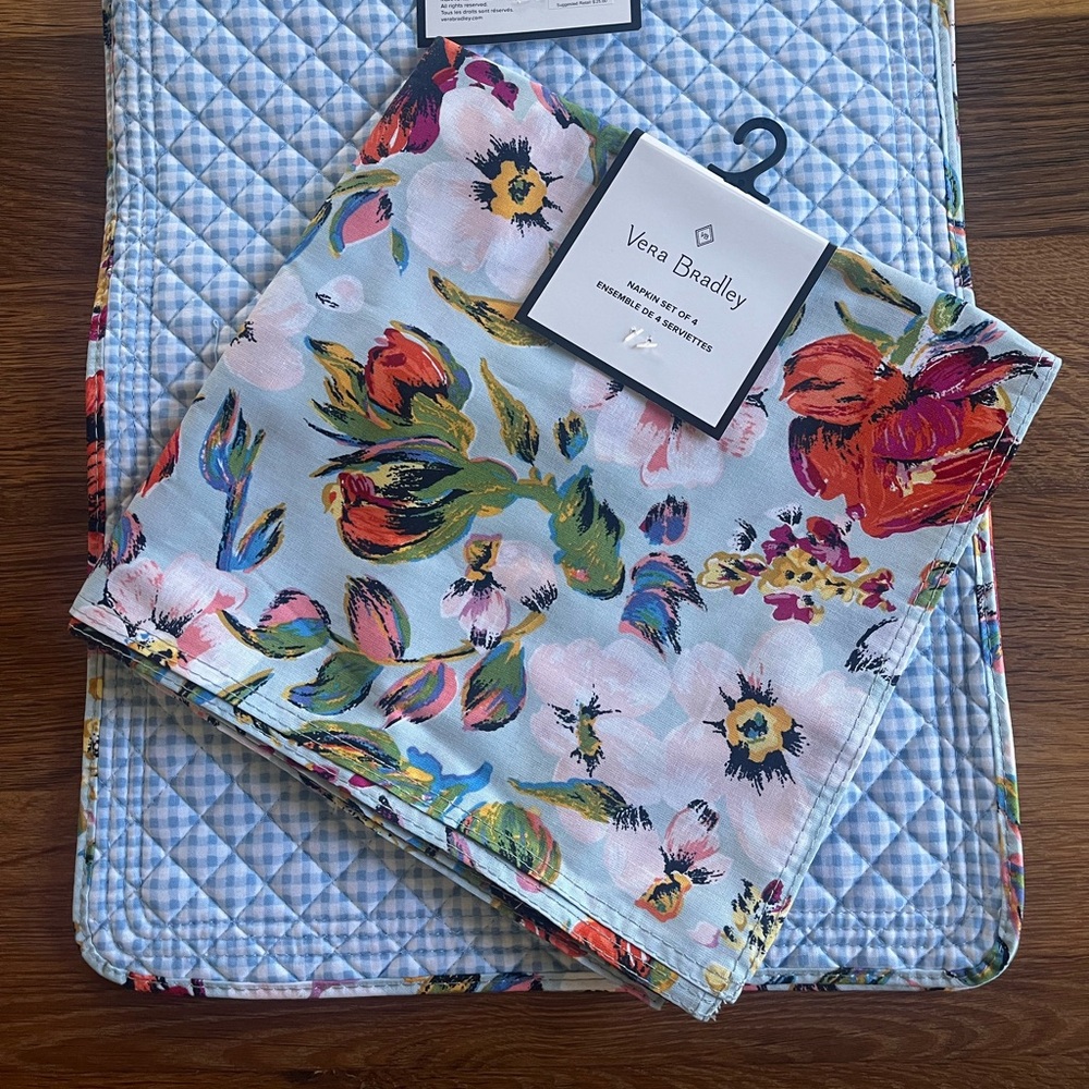Vera Bradley Placemat & Napkin Set